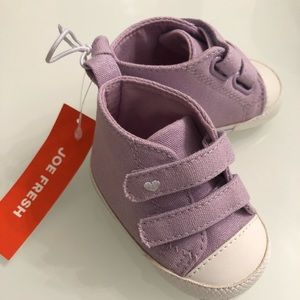 Joe Fresh -Size 1 Purple Baby Sneakers 💜